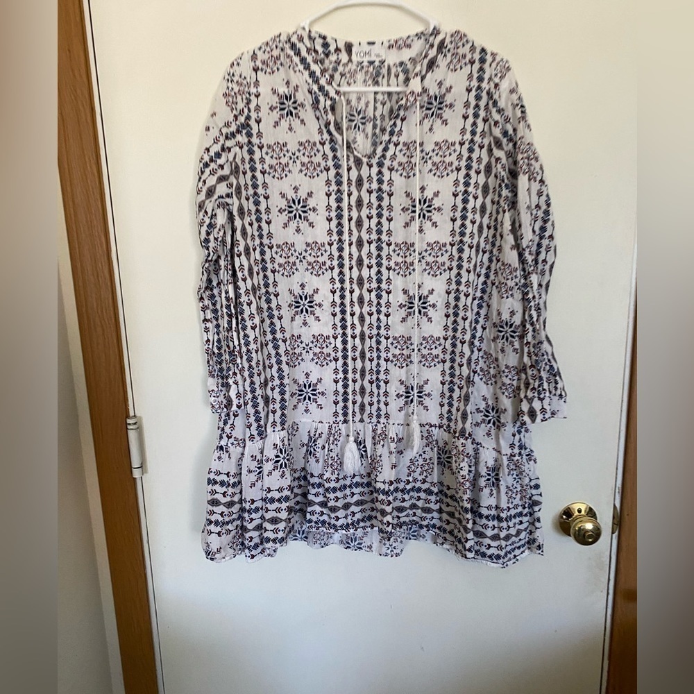 Toni peasent/Boho tunic top